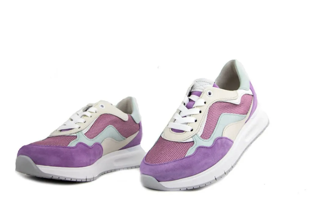 Sneakers^Gabor Sneaker Violet Creme Mint