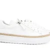Sneakers^Gabor Sneaker Weiss Nappa Jute