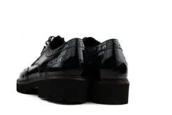 Veterschoenen^Gabor Veter Schwarz Nappalack