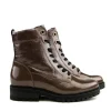 Veterboots En Bikerboots^Gabor Veterboot Cacao Rock Lack
