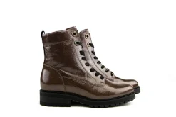 Veterboots En Bikerboots^Gabor Veterboot Cacao Rock Lack