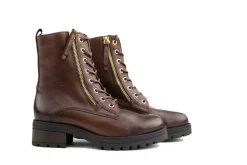 Veterboots En Bikerboots^Gabor Veterboot Rits Sattel Gold