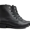 Veterboots En Bikerboots^Gabor Veterboot Schwarz Calf