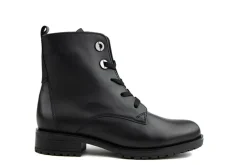 Veterboots En Bikerboots^Gabor Veterboot Schwarz Calf