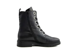 Veterboots En Bikerboots^Gabor Veterboot Schwarz Gold Levaredo Kroko