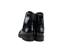 Veterboots En Bikerboots^Gabor Veterboot Schwarz Knautschlack