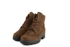 Veterboots En Bikerboots^Gabor Veterboots Whisky Suede