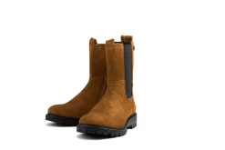 Veterboots En Bikerboots^GIGA Chelsea Cathay Spice Velour