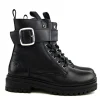Veterboots En Bikerboots^GIGA Veterboot Gesp Tramonto Black