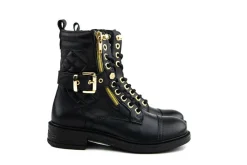 Veterboots En Bikerboots^GIGA Veterboot Gesp Tramonto Black