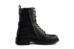Veterboots En Bikerboots^GIGA Veterboot Gesp Tramonto Black