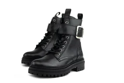 Veterboots En Bikerboots^GIGA Veterboot Gesp Tramonto Black