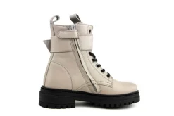 Veterboots En Bikerboots^GIGA Veterboot Gesp Velvet Light Taupe