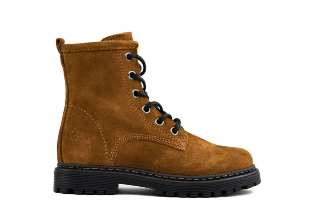 Veterboots En Bikerboots^GIGA Veterboot Liz Cathay Spice Velour