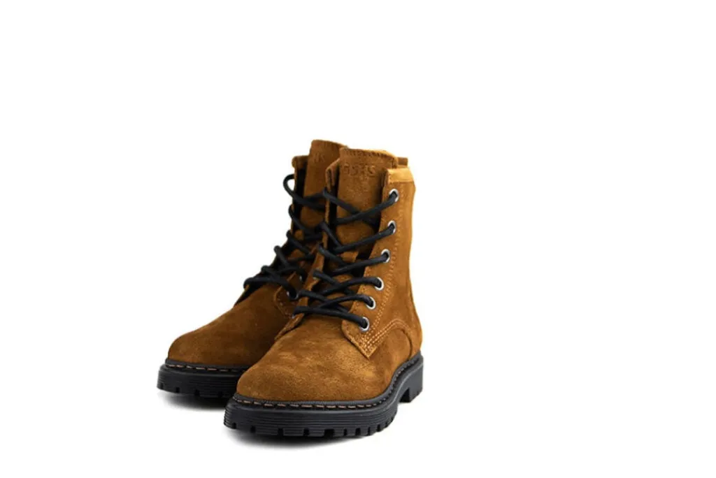 Veterboots En Bikerboots^GIGA Veterboot Liz Cathay Spice Velour