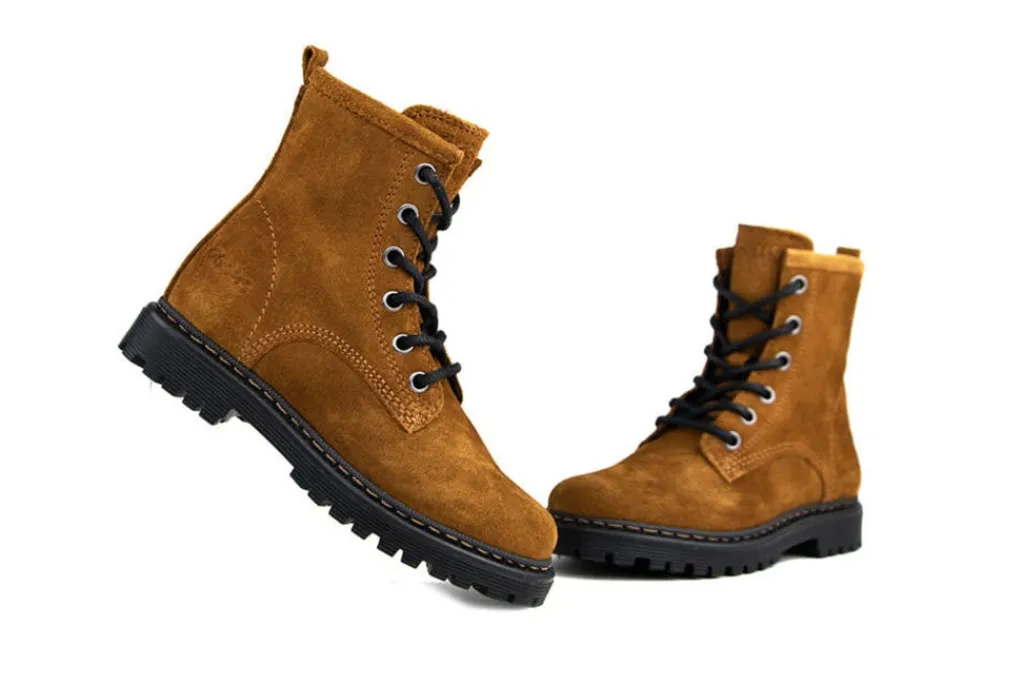 Veterboots En Bikerboots^GIGA Veterboot Liz Cathay Spice Velour