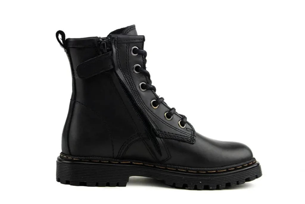 Veterboots En Bikerboots^GIGA Veterboot Tramonto Black