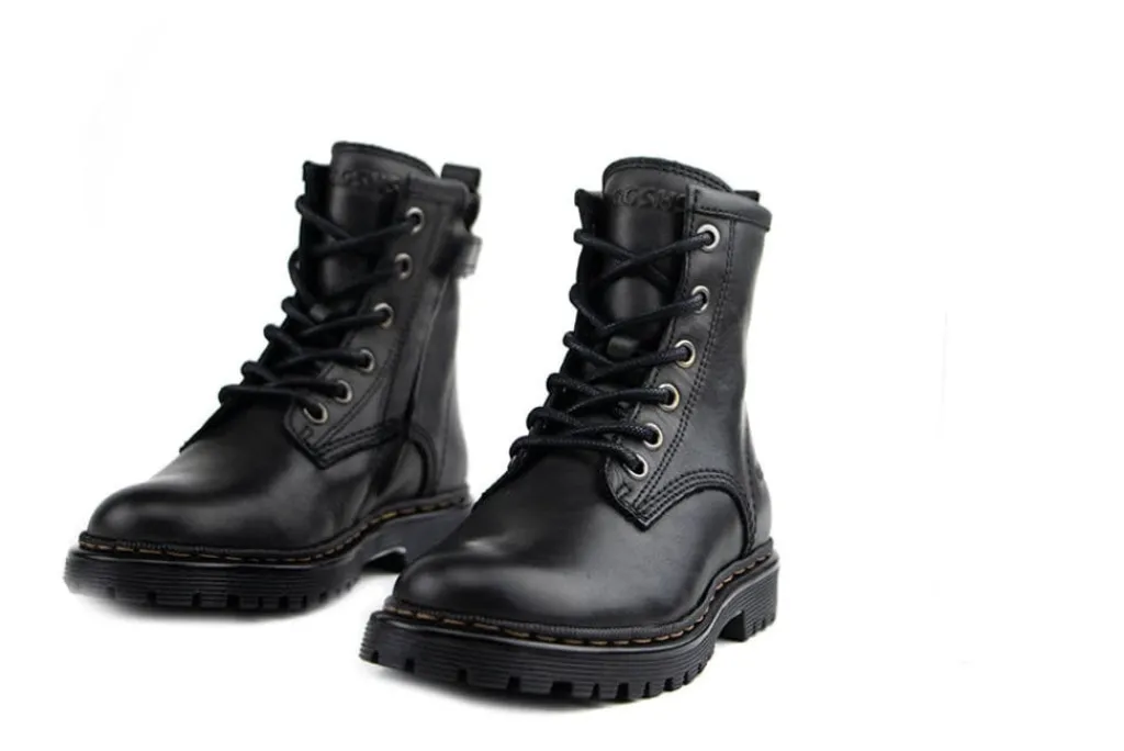 Veterboots En Bikerboots^GIGA Veterboot Tramonto Black