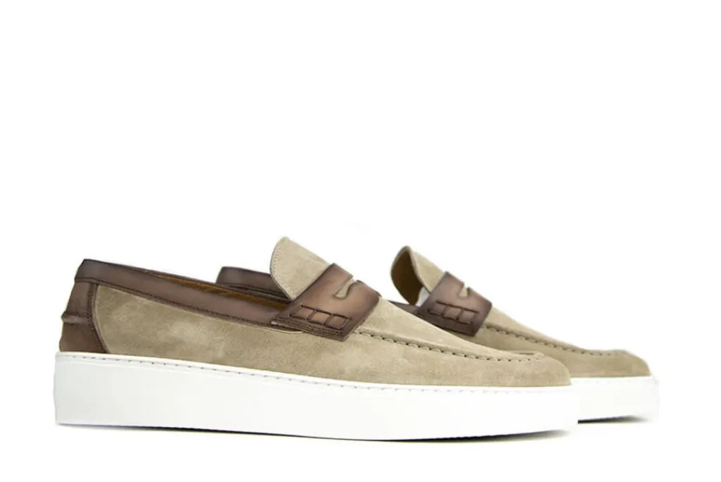 Loafers / Instappers^Giorgio Loafer Relax Antilope Bouvier