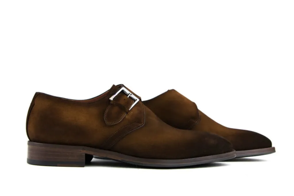 Gespschoenen | Nette Schoenen^Greve Gespschoenen Cognac Utrecht Brulee Shade