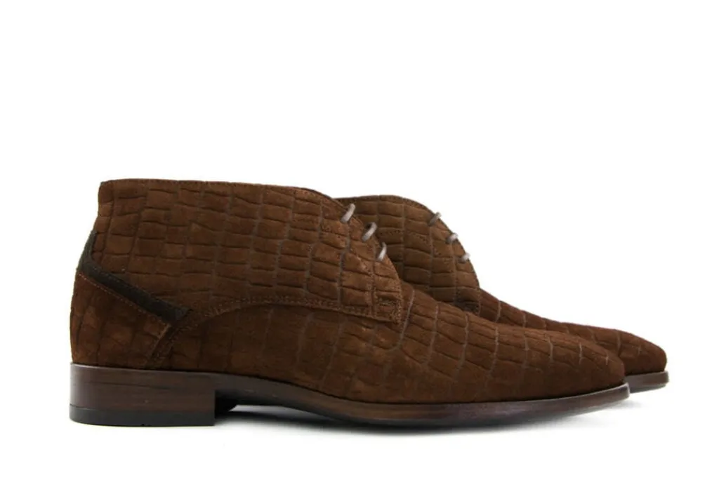 Hoge Veterschoenen | Nette Schoenen^Greve Hoge Veter Ribolla Cognac Sambia