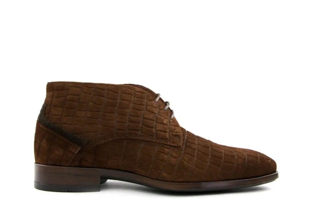 Hoge Veterschoenen | Nette Schoenen^Greve Hoge Veter Ribolla Cognac Sambia