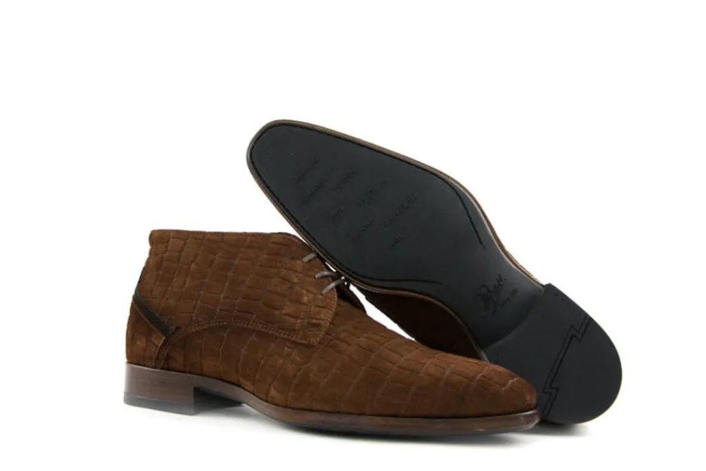 Hoge Veterschoenen | Nette Schoenen^Greve Hoge Veter Ribolla Cognac Sambia