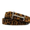 Riemen | Damesaccessoires^HAN Riem Lila Cognac Panter