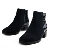Wijdte G | Enkellaarzen^Hartjes Blues Boot Dunkelblau