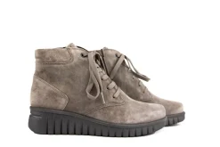 Wijdte H | Veterboots En Bikerboots^Hartjes Country Boot Muskat Velour