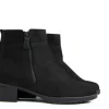 Enkellaarzen | Wijdte H^Hartjes Enkellaarsjes Hip Zwart Nubuck