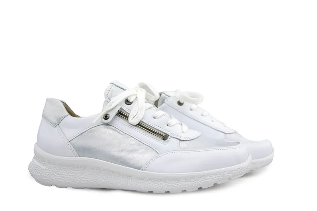Sneakers | Wijdte K^Hartjes Rap Shoe Weiss Silber K