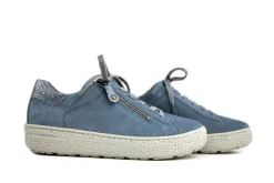 Sneakers^Hartjes Sneaker Phil Aqua Velour