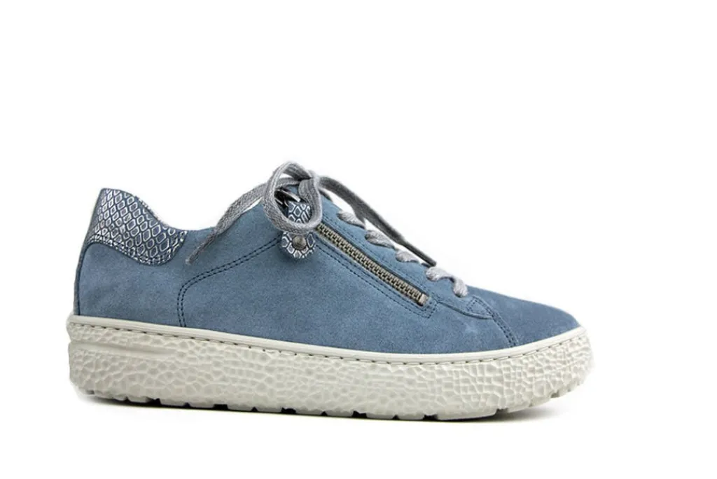 Sneakers^Hartjes Sneaker Phil Aqua Velour