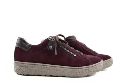 Sneakers | Wijdte H^Hartjes Sneaker Phil Aubergine Velour