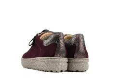 Sneakers | Wijdte H^Hartjes Sneaker Phil Aubergine Velour
