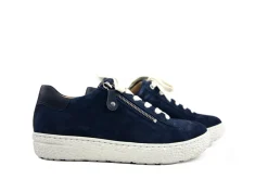 Sneakers | Wijdte H^Hartjes Sneaker Phil Dunkelblau Velour