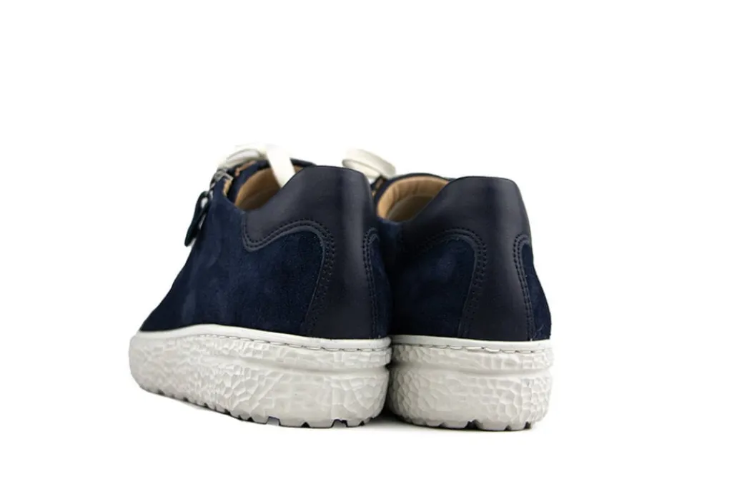 Sneakers | Wijdte H^Hartjes Sneaker Phil Dunkelblau Velour