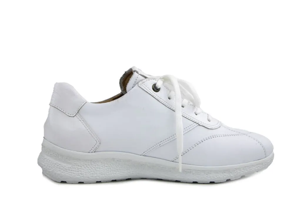 Sneakers | Wijdte K^Hartjes Sneaker Rap Weiss Nappa Lack