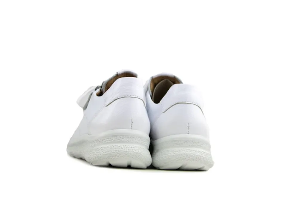 Sneakers | Wijdte K^Hartjes Sneaker Rap Weiss Nappa Lack