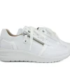 Wijdte G | Sneakers^Hartjes Sneaker Wave Shoe White Nappa Lack