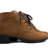 Veterboots En Bikerboots | Wijdte G^Hartjes Veterboots Cognac City Hip Boot Nuss