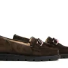 Loafers | Wijdte G^Hassia Loafer Ketting Darkbrown Suede