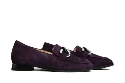 Pumps | Wijdte H^Hassia Loafer Ketting Plum Suede