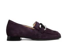 Pumps | Wijdte H^Hassia Loafer Ketting Plum Suede
