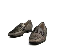 Loafers | Wijdte H^Hassia Loafer Taupe Schwarz Pixel