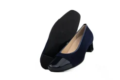 Pumps | Wijdte J^Hassia Pump Blue Multi Suede Lak