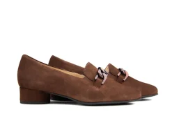 Pumps | Wijdte H^Hassia Pump Ketting Chestnut Suede