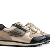 Sneakers | Wijdte H^Hassia Sneaker Taupe Schwarz Pixel