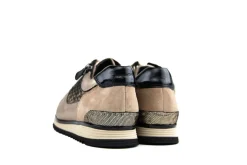 Sneakers | Wijdte H^Hassia Sneaker Taupe Schwarz Pixel